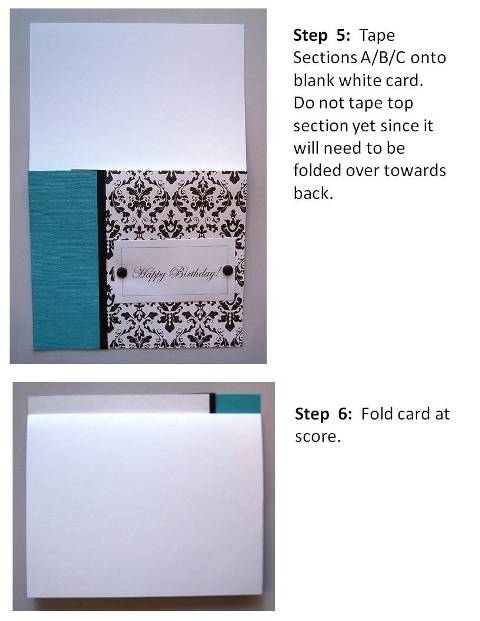 birthday card idea instructions how to make