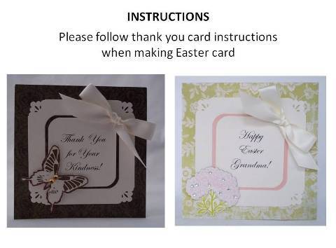 make an easter card instructions