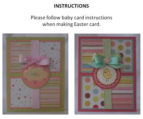 handmade baby greeting cards instructions