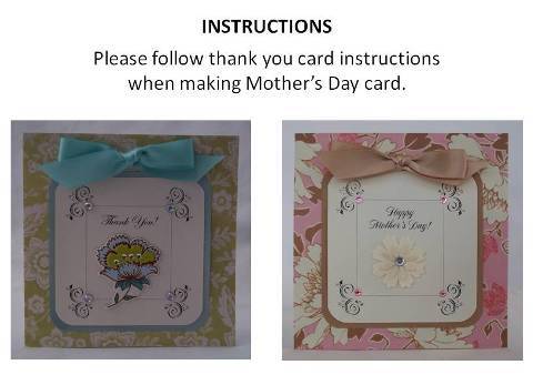 mothers day cards instructions